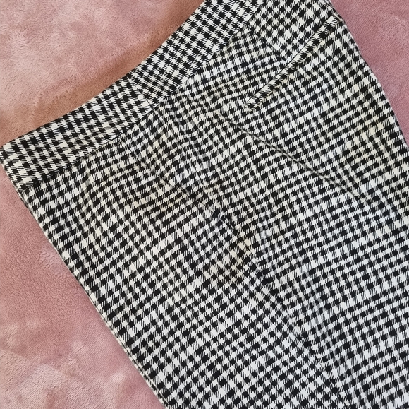 Express houndstooth pants black and white Size 8R - Picture 6 of 8